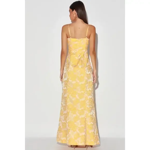 Lulus Jacquard Maxi Dress - Picture 4 of 7